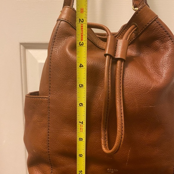 NWOT Fossil Tessa Bucket Drawstring Convertible Bag - Picture 3 of 11